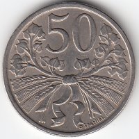 Чехословакия 50 геллеров 1922 год