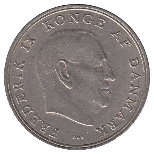 Дания 5 крон 1971 год