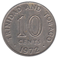 Тринидад и Тобаго 10 центов 1972 год