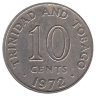 Тринидад и Тобаго 10 центов 1972 год