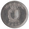 Мальта 2 цента 1991 год