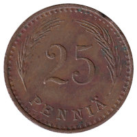 Финляндия 25 пенни 1941 год