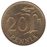 Финляндия 20 пенни 1985 год (UNC)