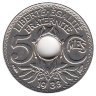 Франция 5 сантимов 1933 год