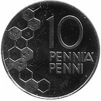 Финляндия 10 пенни 1994 год (UNC)