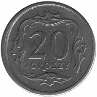 Польша 20 грошей 2008 год