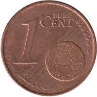 Германия 1 евроцент 2012 год (A)