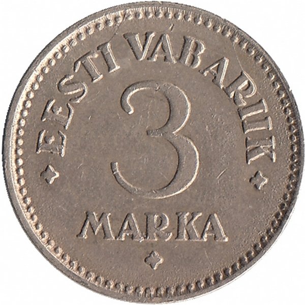 Эстония 3 марки 1925 год