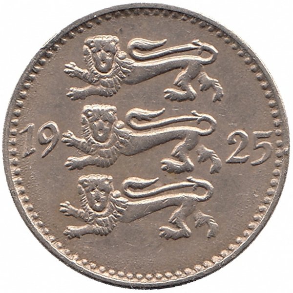 Эстония 3 марки 1925 год