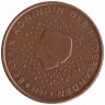 Нидерланды 5 евроцентов 2001 год
