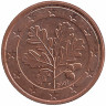 Германия 1 евроцент 2007 год (F)