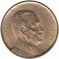 Финляндия памятный жетон банка 1965 год (тип II)