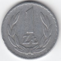 Польша 1 злотый 1972 год