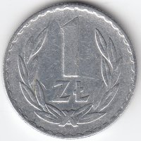 Польша 1 злотый 1974 год