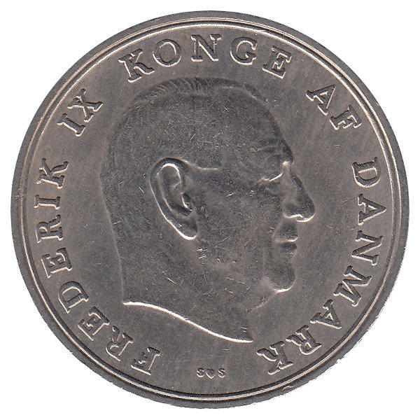 Дания 5 крон 1972 год
