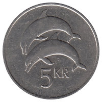 Исландия 5 крон 1987 год