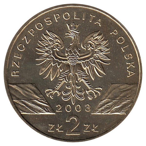 Польша 2 злотых 2003 год