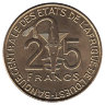 Западные Африканские штаты 25 франков 2011 год (UNC)