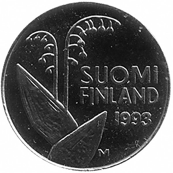 Финляндия 10 пенни 1993 год (UNC)