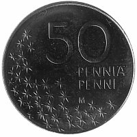 Финляндия 50 пенни 1994 год (UNC)