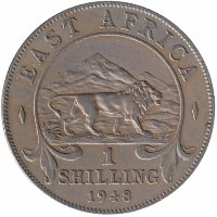 Британская Восточная Африка 1 шиллинг 1948 год