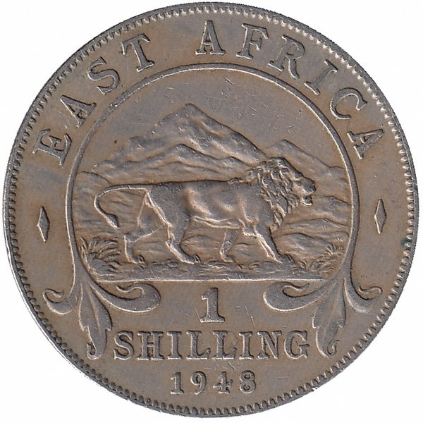 Британская Восточная Африка 1 шиллинг 1948 год
