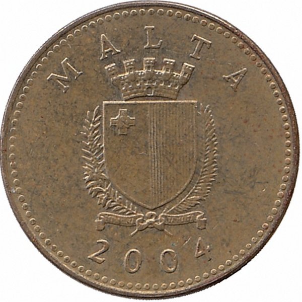 Мальта 1 цент 2004 год