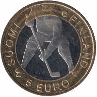 Финляндия 5 евро 2012 год