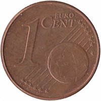 Германия 1 евроцент 2009 год (F)