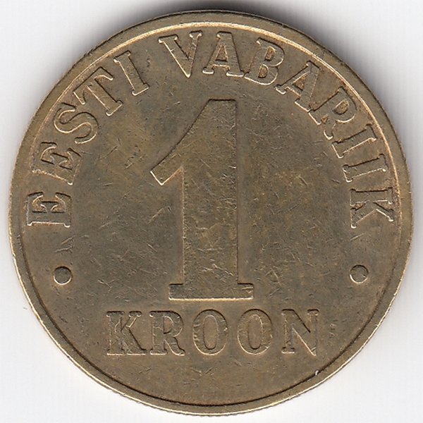 Эстония 1 крона 2000 год