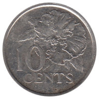 Тринидад и Тобаго 10 центов 1999 год
