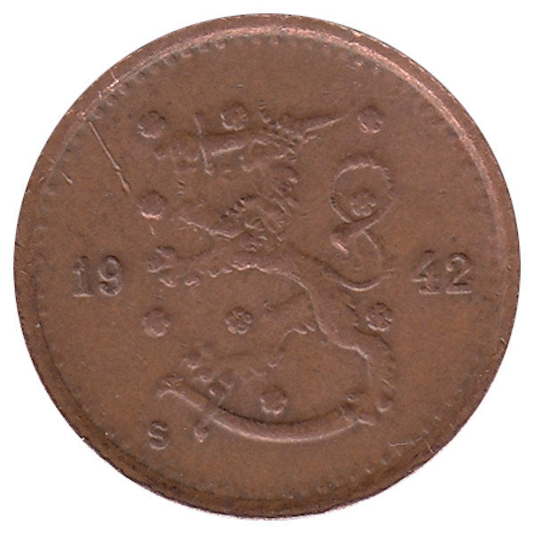 Финляндия 50 пенни 1942 год ("s"-приспущена) 