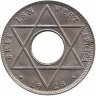 Британская Западная Африка 1/10 пенни 1928 год (без отметки монетного двора)