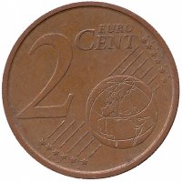Испания 2 евроцента 2005 год