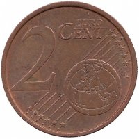 Германия 2 евроцента 2006 год (J)