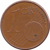 Германия 1 евроцент 2009 год (G)