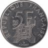 Франция 5 франков 1989 год (Эйфелевая башня)