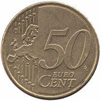 Франция 50 евроцентов 2020 год