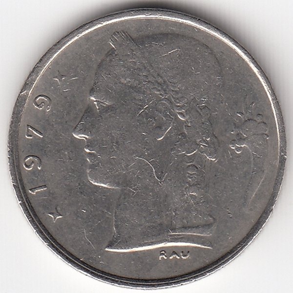 Бельгия (Belgique) 1 франк 1979 год