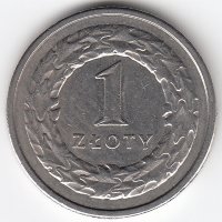 Польша 1 злотый 1994 год