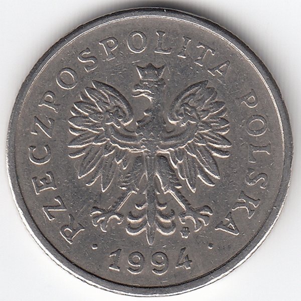 Польша 1 злотый 1994 год