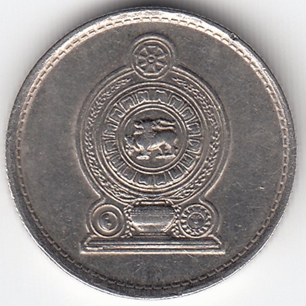 Шри-Ланка (Цейлон) 25 центов 1982 год