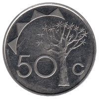 Намибия 50 центов 2010 год
