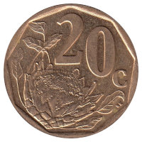 ЮАР 20 центов 2006 год