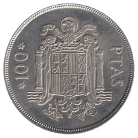 Испания 100 песет 1975 год