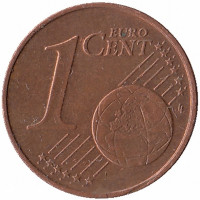 Австрия 1 евроцент 2007 год