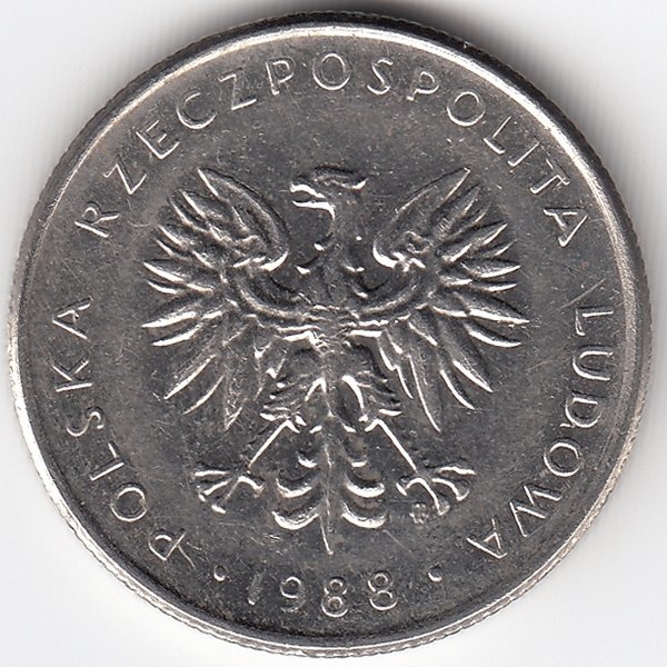 Польша 10 злотых 1988 год