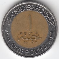 Египет 1 фунт 2008 год