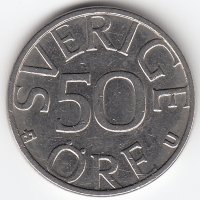 Швеция 50 эре 1979 год