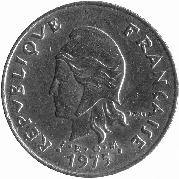 Французская Полинезия 50 франков 1975 год
